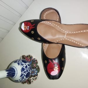 Angry Bird Red & Black Khussa